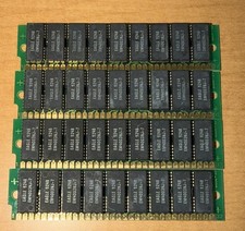 16MB 4 x 4MB 30-Pin SIMM 70ns Gold 9bit FPM Memory PC, IBM 286/386 Eagle Memory picture