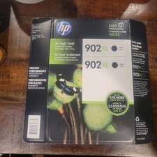 HP 902XL Ink for OfficeJet 6958 Printer - Black, Pack of 2, Expired 10/2018 picture