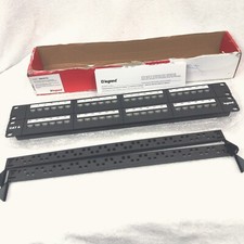 ON-Q Legrand 48 Port CAT 6 Patch Panel Black 48845CC6 picture