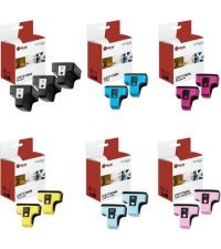 13Pk LTS Compatible for HP 02 B/C/M/Y/LC/LM HY Photosmart C5180 3310 Ink picture