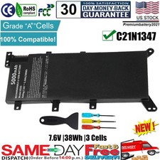 ✅Laptop Battery C21N1347 38Wh for ASUS X555 X555L X555LA X555LB X555LD X555LF US picture