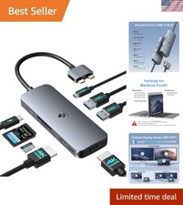 Stylish MacBook USB C Hub with Dual 4K Displays & Excellence in Functionality picture