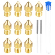 10pcs 3D Printer Nozzle Brass 0.2mm Extruder Print Head for 1.75mm M6 Printer picture