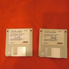 Vintage 1993 Compaq  User Programs .Disc 1-2 Complete Used Untested picture