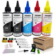 HP 68XL 67XL 65XL 64XL Ink Refill Kit 5 Bottles Tools Gloves picture