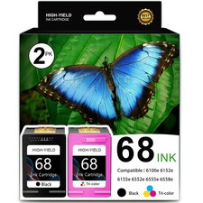 SFINK 68 Ink Cartridges Replacement for other, black, cyan, magenta, yellow picture