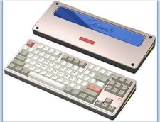 PMOKEY Aurora 80 CNC Full Aluminum Wireless Mechanical Keyboard Silver picture
