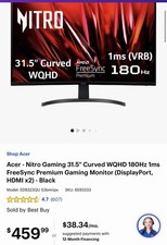 Acer - Nitro Gaming 31.5