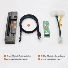 EXP GDC OCuLink Dock PCIe 4.0 x4 External Card Adapter M.2 Mkey to OCuLink US picture