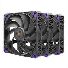 Super Flower MEGACOOL 14CM PWM FAN 3pcs SF-PF141-BK_3P 4-Pin PWM Triple-Pack picture