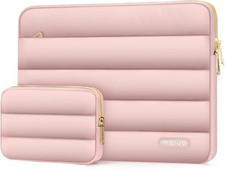 Puffy Laptop Sleeve 15-15.6 inch, 16 inch Case for MacBook Pro 16, Pink, MOSISO picture