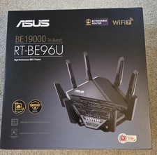 ASUS RT-BE96U BE19000 Tri-Band Performance WiFi 7 Router with AI Protection Pro picture