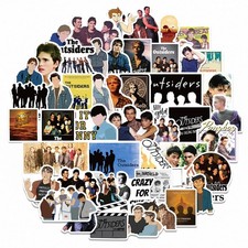 The Outsiders Stickers 50 Pcs Waterproof, Detachable and Appropriate Size, C picture