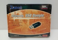 Zonet ZUB6111C Bluetooth USB Dongle Adapter 723Kbps New Old Stock Retro PC WinXP picture