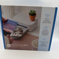 HP - Sprocket Studio Plus WiFi Photo Printer, Compatible with iOS and Android... picture