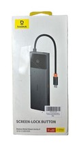 Baseus Metal Gleam Series II 10-in-1 USB HUB Space Grey USB-C to 1*HDMI 4K@60Hz picture