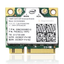 intel centrino advanced-n 62230ANHMW 6230 Wireless+ BLUETOOTH 3.0 WiFi WLAN CARD picture