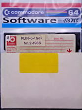 COMMODORE 64/128 -- RUN-O-COUNTER NO. 2-1986 (RUN MAGAZINE - DISK) picture