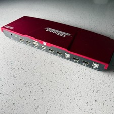 TESmart HKS0402A1U Dual Monitor HDMI KVM Switch 2 PC 4K 60Hz + Power Adapter picture