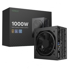 Vetroo 1000W Power Supply ATX 3.1 PCIE 5.1 Full Modular 80 Plus Gold PSU - Black picture