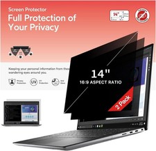 Privacy Screen for 14 Inch Laptop - 2 Pack for 16:9 Ratio Computer Monitor picture