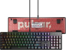 Pulsar PK021 Lunar Alloy Hot Swap Wired USB RGB Mechanical Keyboard, Blue Switch picture