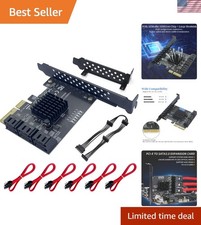 PCIe SATA Card 6-Port SATA III 6Gbps PCIe x4 Controller picture