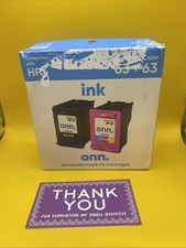 onn. Compatible with HP 63 Black +63 Color Ink Cartridges Exp 4/2025 picture