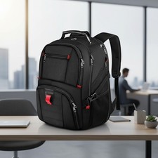 Versatile Business Laptop Backpack - Water-Resistant, Fits 17-Inch Computers picture