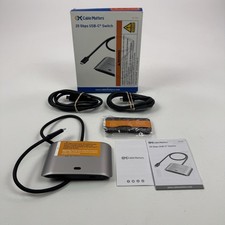 Cable Matters 20Gbps USB C Switch for 2 Computers, Up to 8K@30Hz on Windows,... picture