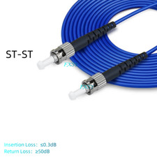 ST/UPC to ST/UPC SM OS2 Simplex Armored Fiber Optic Patch Cord  30m 50m 80m 100m picture