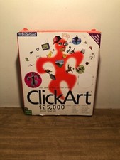Click Art 125,000 Borderbund Image Clip Animations Photo Sound Win 3.1 95 picture