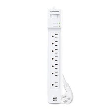 CYBER POWER CYBERPOWER SURGE PROTECTOR P704URC1 - WHITE picture