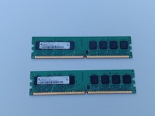 2GB (2x1GB) Hynix DDR2 PC2-5300U 667MHz Desktop RAM Memory Modules picture