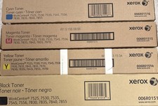 Xerox WorkCentre 7830 / 7556 / 7855  Toner Set CMYK NIB picture