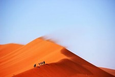 Landscape desert nature dunes Custom Gaming Mat Desk picture