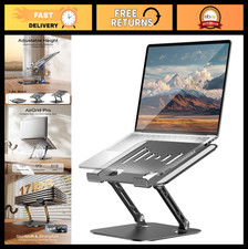 Adjustable Aluminum Laptop Stand | Portable Foldable Riser for 10-17