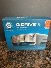 G-Technology G-Drive External Hard Drive Thunderbolt 0G03124 3TB USB 3 Cables picture