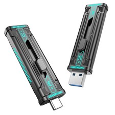 Fikwot External SSD USB 3.2 Gen1 Dual USB Type-C+USB-A Memory Stick Flash Drive picture
