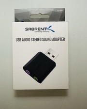 SABRENT USB Audio External Stereo Sound Adapter for Windows & Mac Plug and Play picture