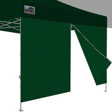Eurmax USA 10FT Instant Canopy SunWall with Middle 10x5.7ft, forest green  picture