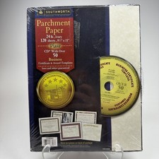 Southworth Certificates Parchment Paper With CD Business Certificates Awards NEW picture