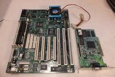 ECS P5VX-Be REV.3.0 Socket 7 3x ISA Motherboard +CPU 166MHz+FAN +RAM 32Mb +Video picture