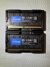 Crucial DDR5 64GB, 5600MHz, SODIMM, (1Rx8 SINGLE RANK) OEM RAM CT32G56C46S5.C8BA picture