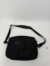 TUMI Alpha Black Ballistic Nylon Expandable Laptop Briefcase Messenger Shoulder picture