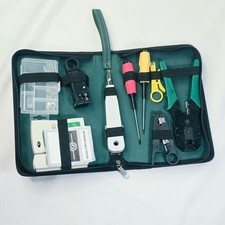 Rj45 Crimping Tool Kit Set For CAT5/CAT6 Lan Cable Tester Network Repair Tool picture