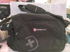 Wenger Black Swiss Gear Laptop Carrying Briefcase Travel Bag W Shoulder Strap picture