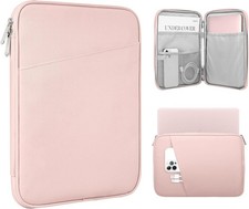 Sleeve for 13.3-14 Inch Lightweight Laptop with Pocket, Pink picture