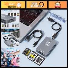 10Gbps 3-in-1 CFexpress/XQD/SD Card Reader USB 3.2 Gen 2 for Thunderbolt 3/4 picture