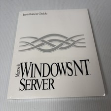 Microsoft Windows NT Server Installation Guide Manual Original Vintage Sealed picture